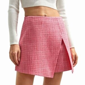 J. Ing - Rashida Pink Slit Mini Skorts